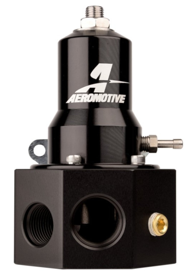 Aeromotive Adjustable Fuel Pressure Regulator 30-120PSI .313 Valve -3x -8 / 1x -10 Inlet -10 Return - Blais Performance Parts