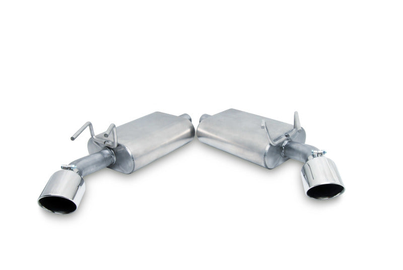 Gibson 10-15 Chevrolet Camaro LS 3.6L 2.25in Axle-Back Dual Exhaust - Aluminized - Blais Performance Parts