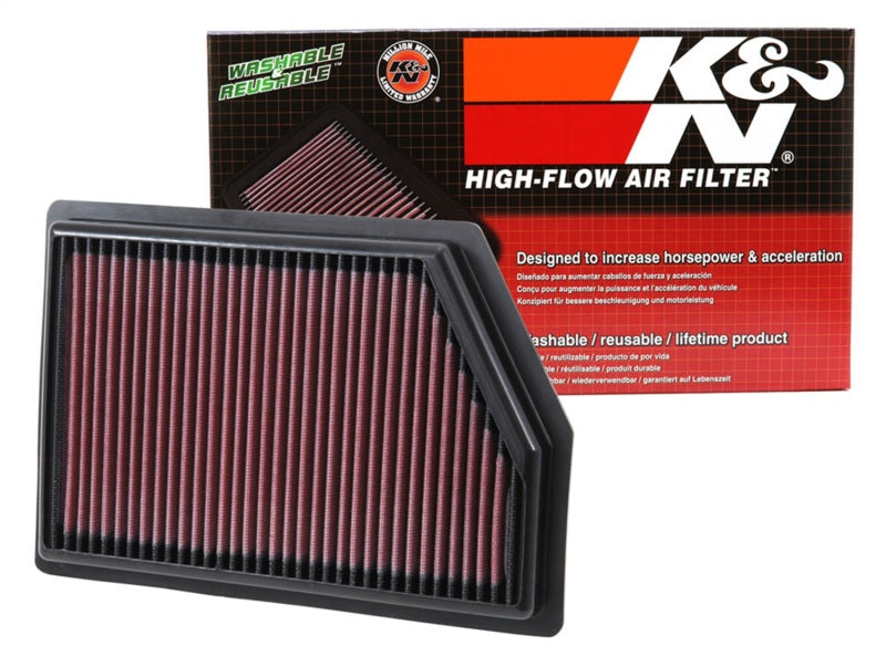 K&N Replacement Panel Air Filter for 2014 Jeep Cherokee 2.4L/3.2L - Blais Performance Parts