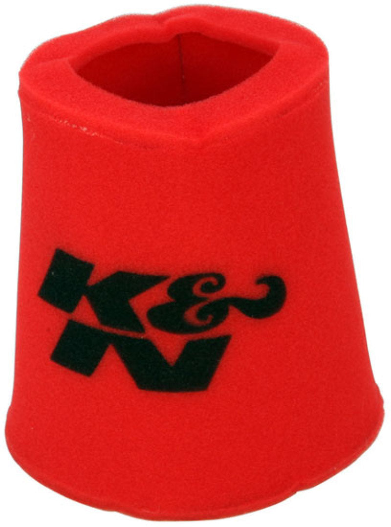 K&N Airforce PreCleaner Round Tapered Red Air Filter Foam Wrap 6in Base ID x 5in Top ID x 9in H - Blais Performance Parts