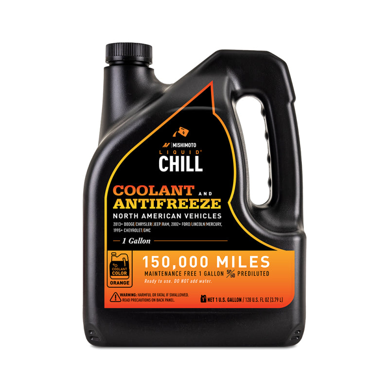 Mishimoto Liquid Chill EG Coolant, North American Vehicles, Orange - Blais Performance Parts