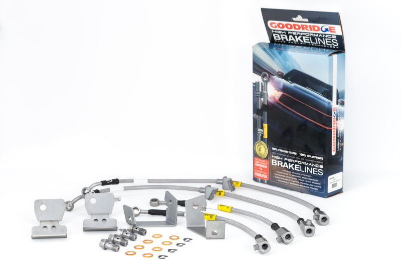 Goodridge 05-12 Ford Mustang w/ ABS Brake Lines - Blais Performance Parts