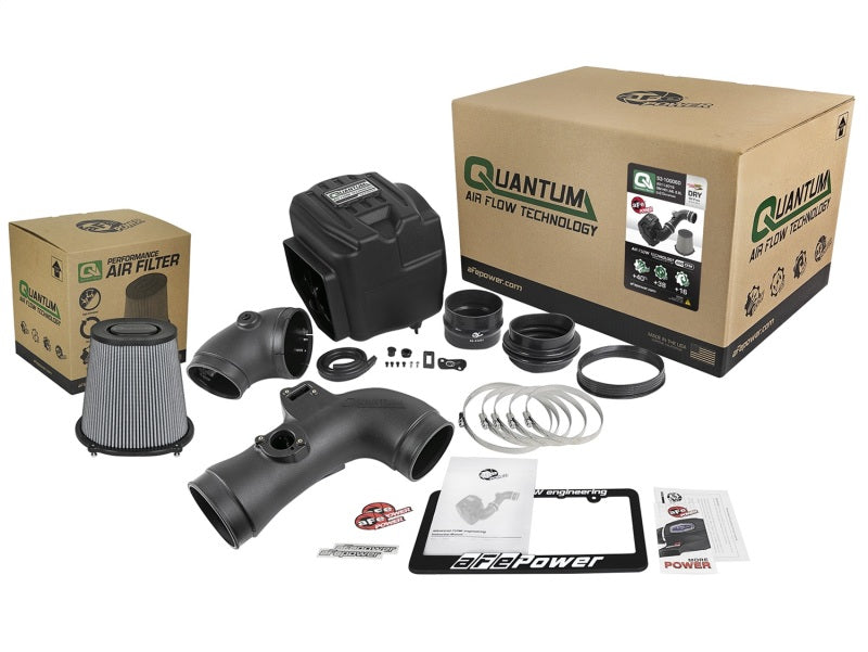 aFe Quantum Pro DRY S Cold Air Intake System 11-16 GM/Chevy Duramax V8-6.6L LML - Dry - Blais Performance Parts