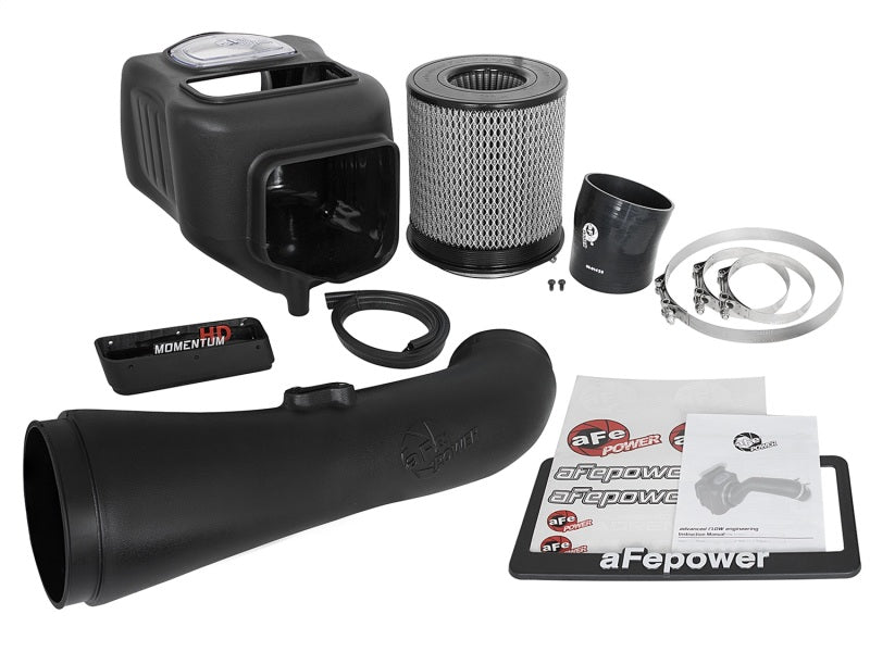 aFe Momentum HD Pro DRY S 2017 GM Diesel Trucks V8-6.6L Cold Air Intake System - Blais Performance Parts