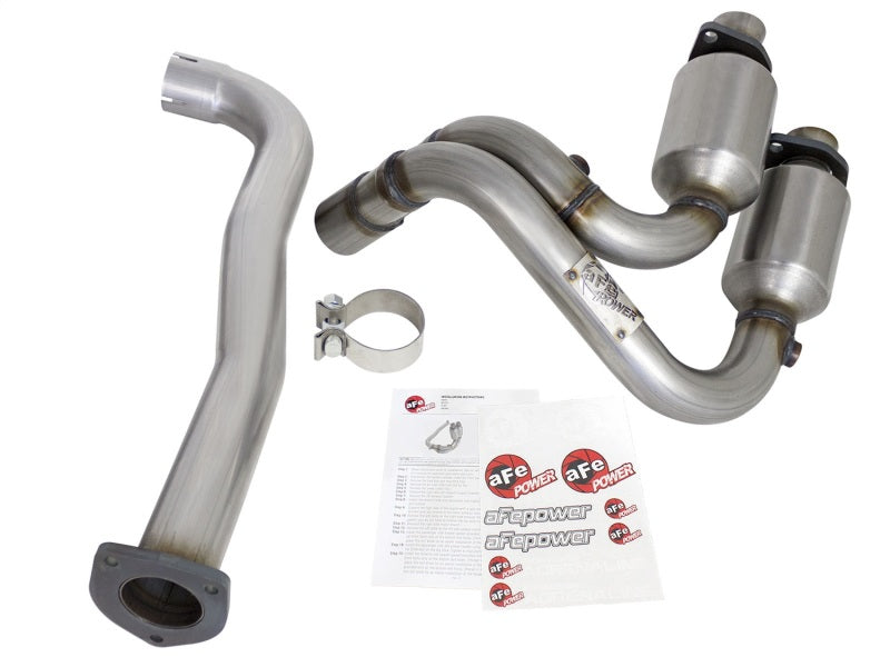 aFe Power Direct Fit Catalytic Converter Replacements Front 00-03 Jeep Wrangler (TJ) I6-4.0L - Blais Performance Parts