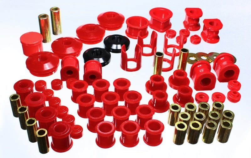 Energy Suspension 89-94 Nissan 240SX (S13) Red Hyper-Flex Master Bushing Set - Blais Performance Parts