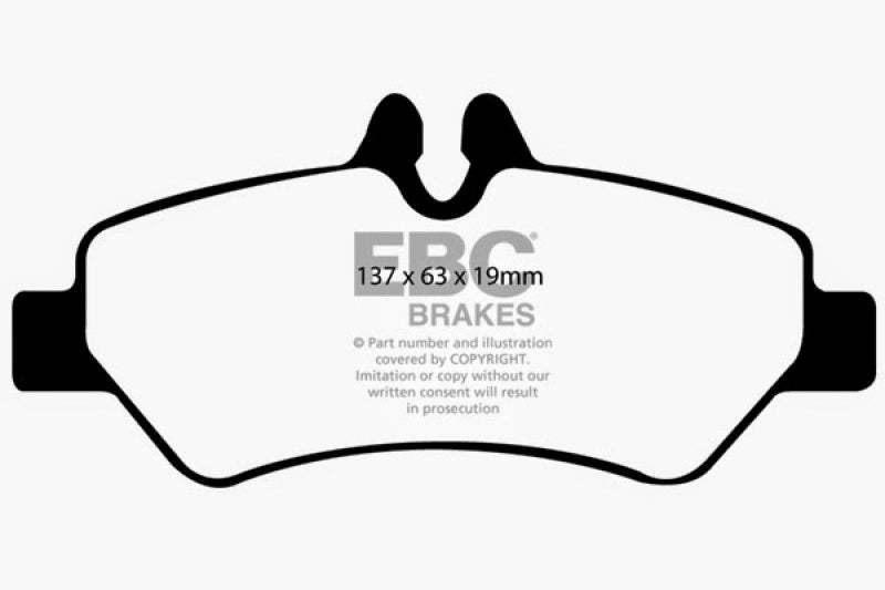 EBC 07+ Dodge Sprinter 2500 Greenstuff Rear Brake Pads - Blais Performance Parts