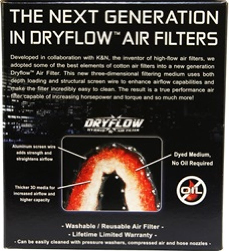 AEM DryFlow Air Filter AIR FILTER ASSY 3in X 5in DRYFLOW - Blais Performance Parts