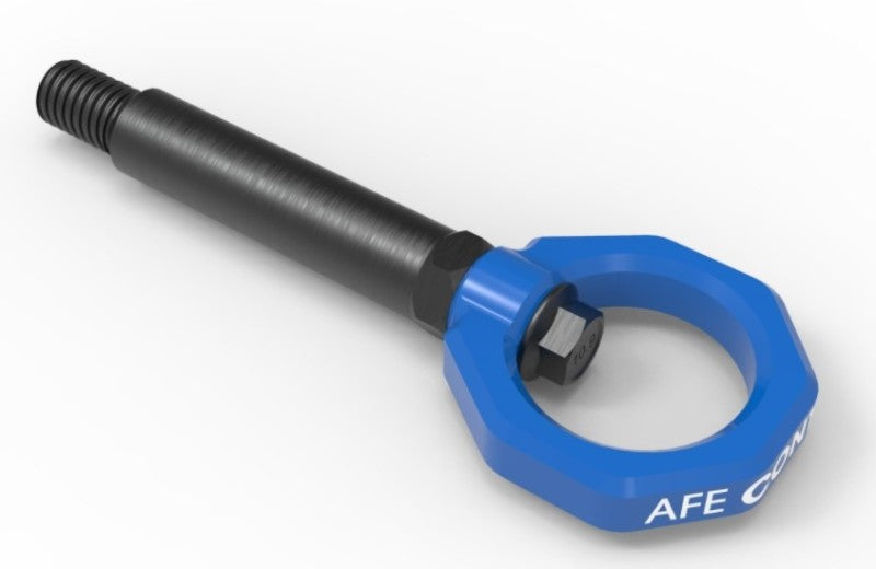 aFe Control Rear Tow Hook Blue BMW F-Chassis 2/3/4/M - Blais Performance Parts