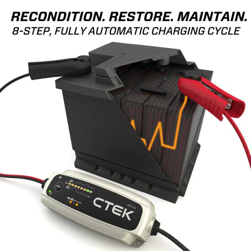 CTEK Battery Charger - MXS 5.0 4.3 Amp 12 Volt - Blais Performance Parts