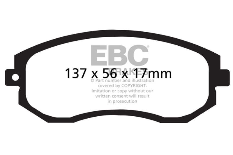 EBC 12+ Scion FR-S 2 Yellowstuff Front Brake Pads - Blais Performance Parts