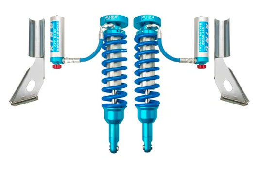 King Shocks 2010+ Toyota FJ Front 2.5 Dia Coilover Remote Reservoir Shock w/Adjuster (Pair) - Blais Performance Parts