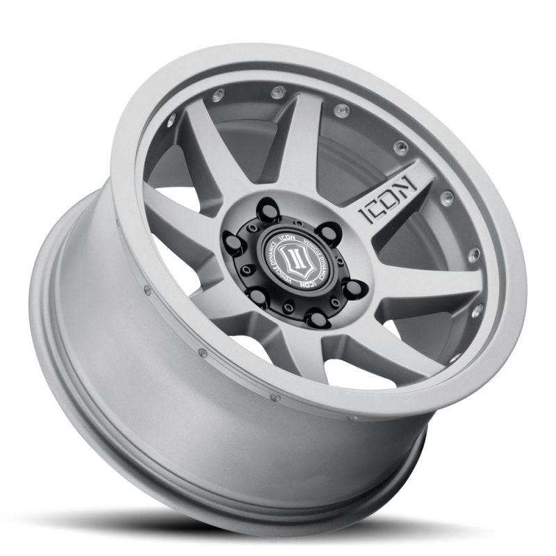 ICON Rebound Pro 17x8.5 5x5 -6mm Offset 4.5in BS 71.5mm Bore Titanium Wheel - Blais Performance Parts