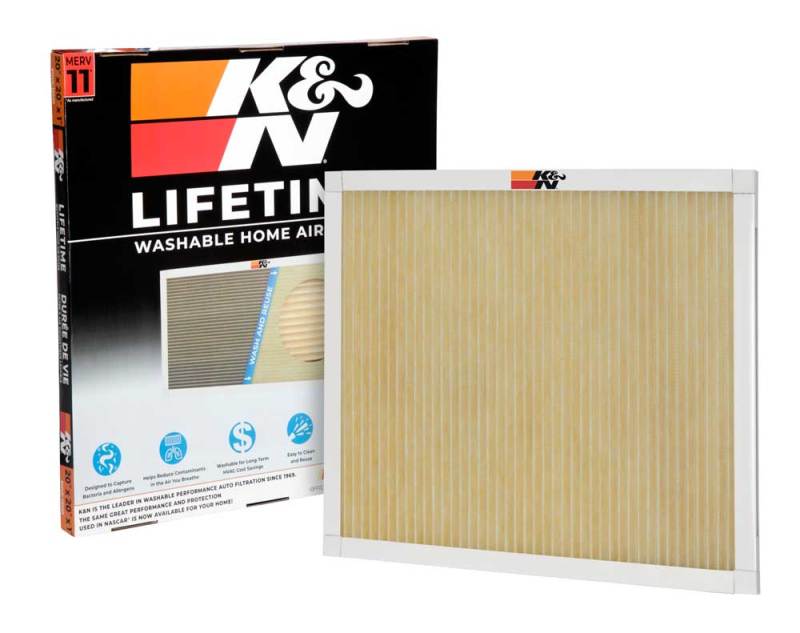 K&N HVAC Filter - 20 x 20 x 1 - Blais Performance Parts