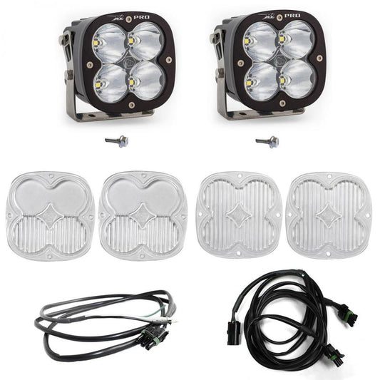 Baja Designs 2021+ Ford Bronco A Piller Light Kit XL Pro Spot w/Upfitter - Blais Performance Parts