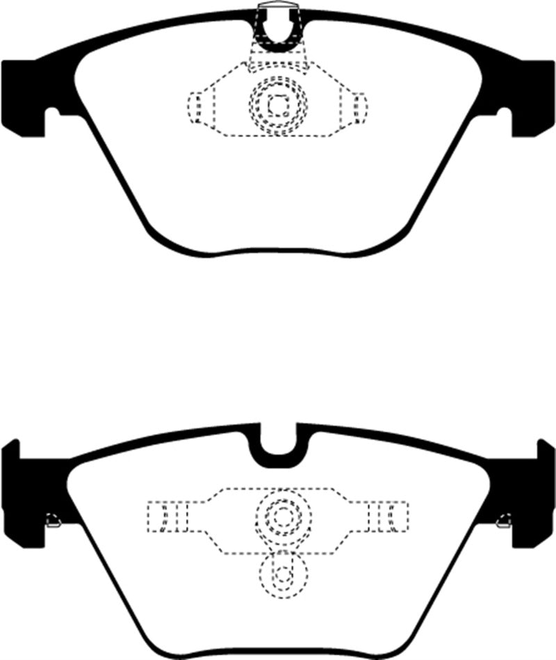 EBC 08-10 BMW M3 4.0 (E90) Redstuff Front Brake Pads - Blais Performance Parts