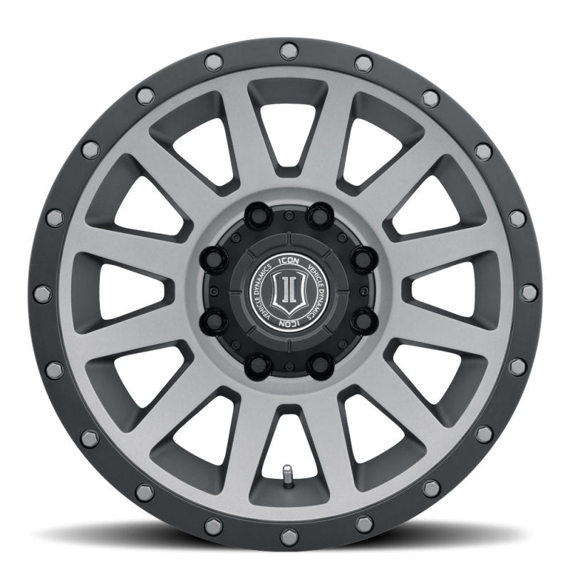 ICON Compression HD 18x9 8x170 6mm Offset 5.25in BS Titanium Wheel - Blais Performance Parts