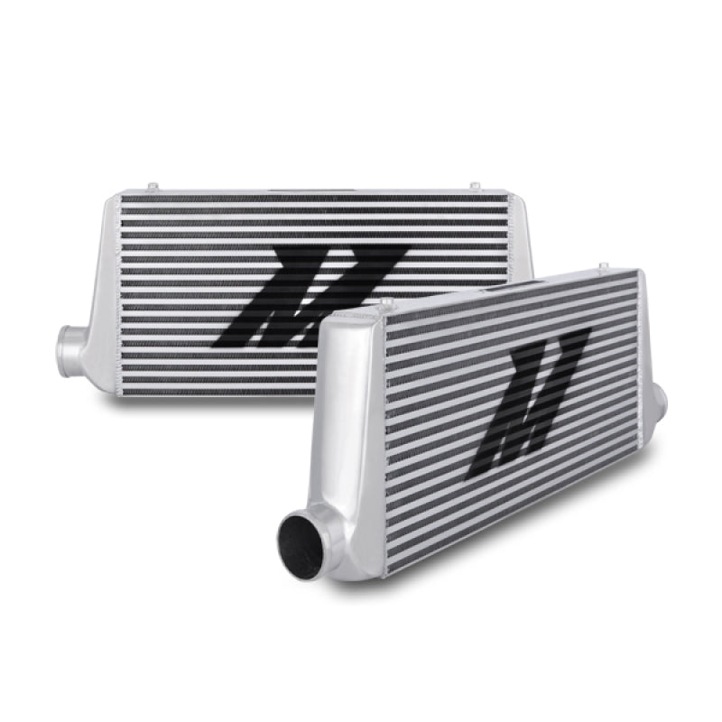 Mishimoto Universal Silver R Line Intercooler Overall Size: 31x12x4 Core Size: 24x12x4 Inlet / Outle - Blais Performance Parts