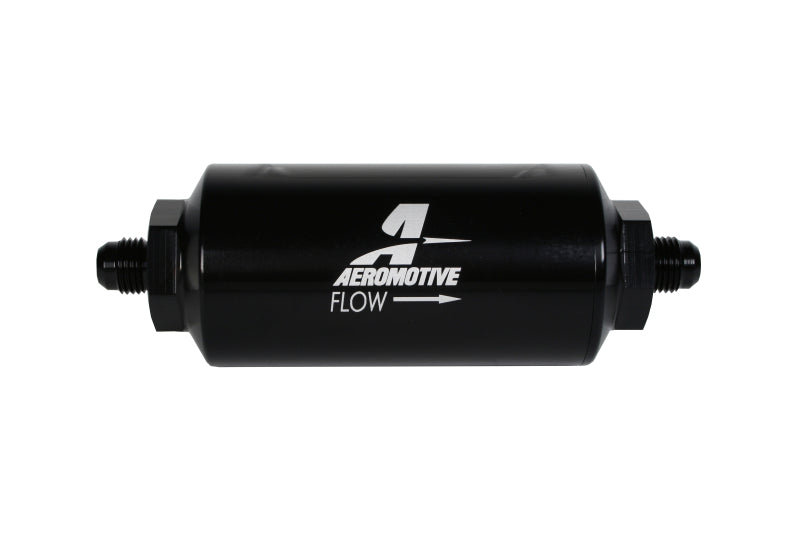 Aeromotive In-Line Filter - (AN-06 Male) 100 Micron Stainless Steel Element - Blais Performance Parts