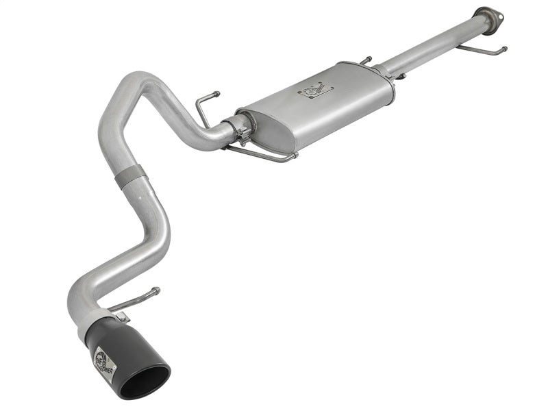aFe Scorpion 2-1/2in Aluminized Steel Cat-Back Exhaust w/ Black Tips 07-17 Toyota FJ Cruiser V6 4.0L - Blais Performance Parts
