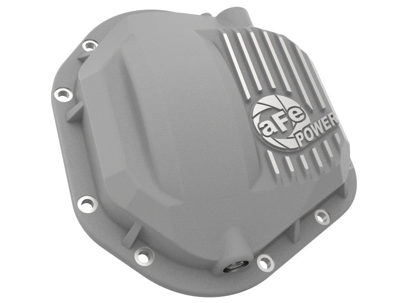 afe Front Differential Cover (Raw; Street Series); Ford Diesel Trucks 94.5-14 V8-7.3/6.0/6.4/6.7L - Blais Performance Parts