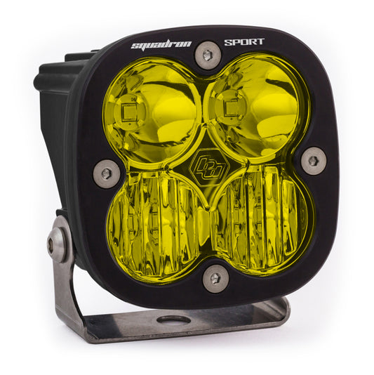 Baja Designs Squadron Sport Driving/Combo Pattern Black LED Light Pod - Amber - Blais Performance Parts