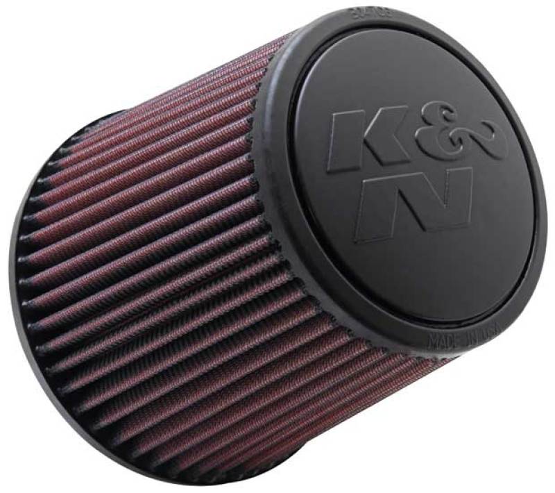 K&N Universal Rubber Filter - Round Tapered 6in Base OD x 3in Flange ID x 6in H - Blais Performance Parts