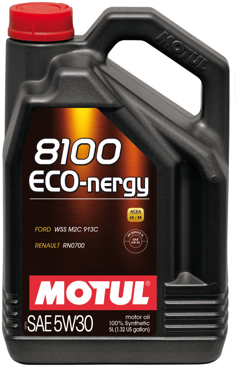 Motul 5L Synthetic Engine Oil 8100 5W30 ECO-NERGY - Ford 913C - Blais Performance Parts