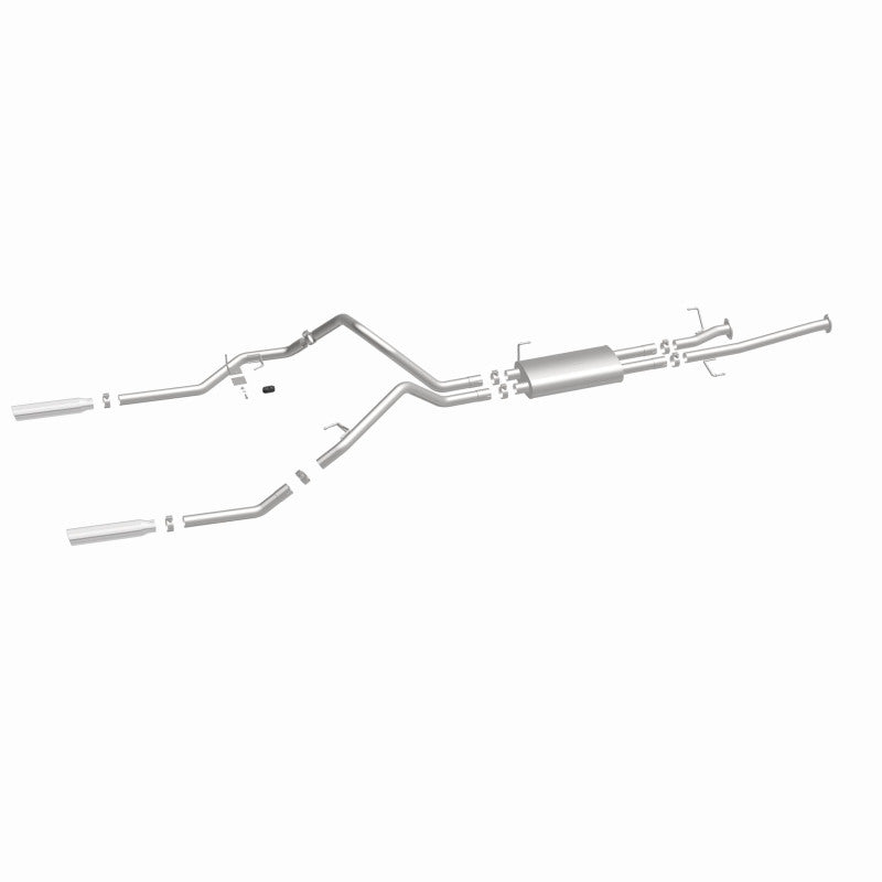 MagnaFlow 14 Toyota Tundra V8 4.6L/5.7L Stainless Cat Back Exhaust Dual Split Rear Exit - Blais Performance Parts