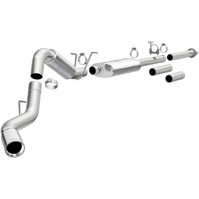 MagnaFlow Stainless Cat-Back Exhaust 2015 Chevy Silverado 2500HD 6.0L P/S Rear Exit 5in - Blais Performance Parts