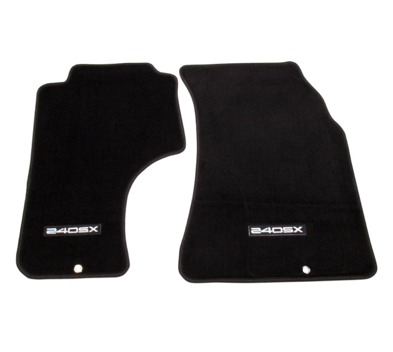 NRG Floor Mats - 89-98 Nissan 240SX (240SX Logo) - 2pc. - Blais Performance Parts