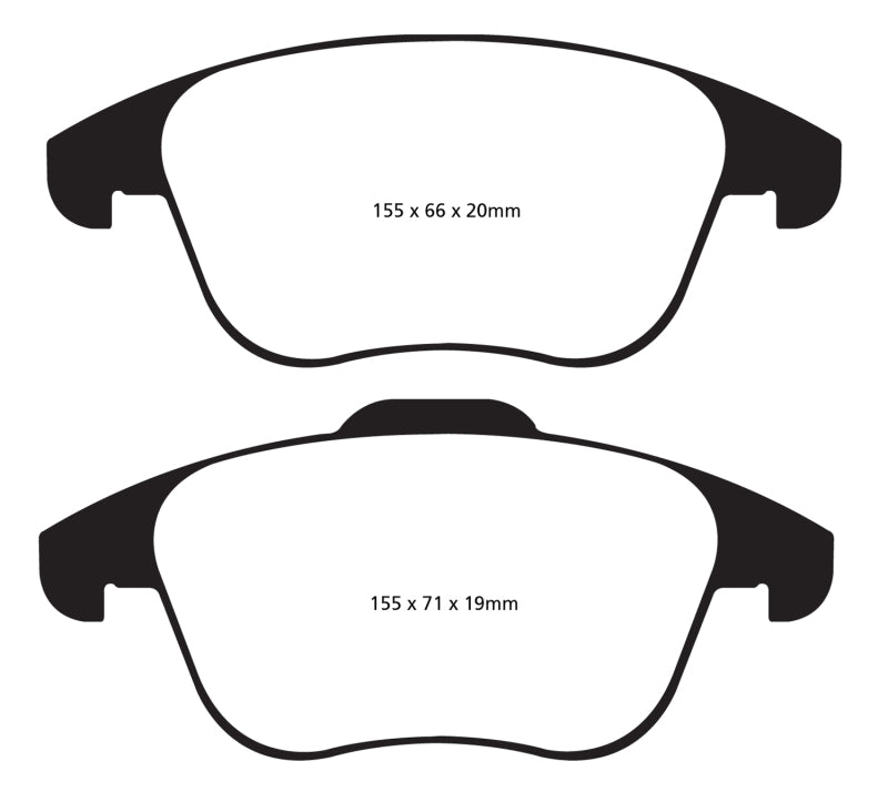 EBC 15 and up Audi Q3 2.0 Turbo Ultimax2 Front Brake Pads - Blais Performance Parts