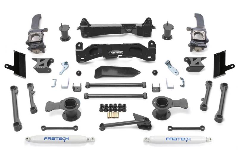 Fabtech 2015-21 Toyota 4Runner 4WD 6in Basic Sys w/Perf Shks - Blais Performance Parts