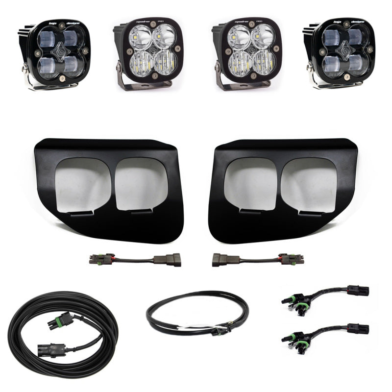 Baja Designs Ford Super Duty (20-On) Fog Lights Dual FPK SAE/Pro DC Baja Designs w/Upfitter - Blais Performance Parts