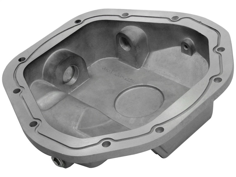 afe Front Differential Cover (Raw; Street Series); Ford Diesel Trucks 94.5-14 V8-7.3/6.0/6.4/6.7L - Blais Performance Parts