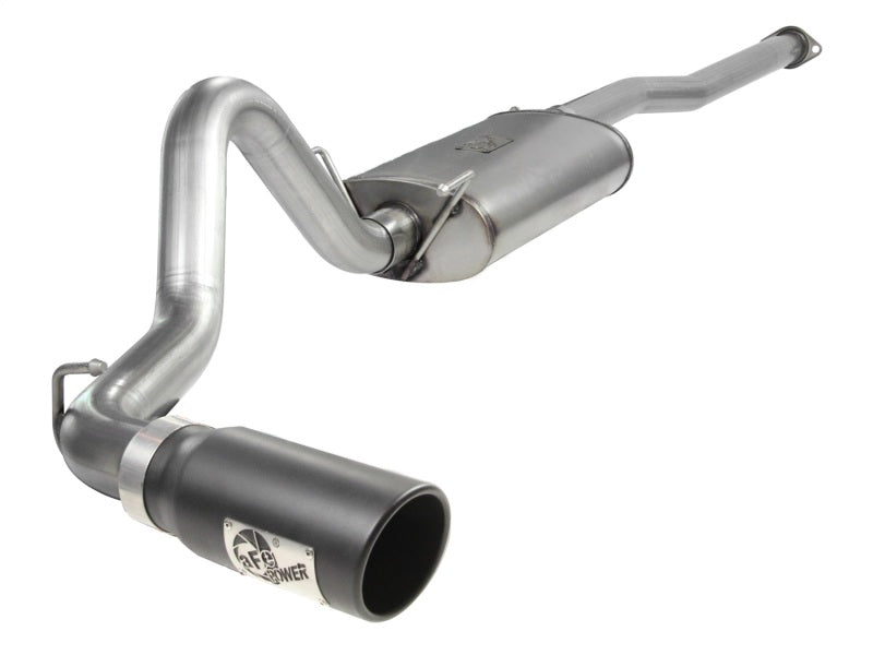 aFe MACHForce XP Exhausts Cat-Back SS-409 EXH CB Toyota Tacoma 05-13 V6-4.0L (Blk Tip) - Blais Performance Parts