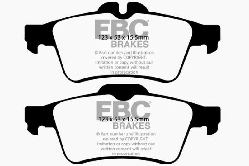 EBC 08-10 Chevrolet Cobalt 2.0 Turbo (SS) Greenstuff Rear Brake Pads - Blais Performance Parts