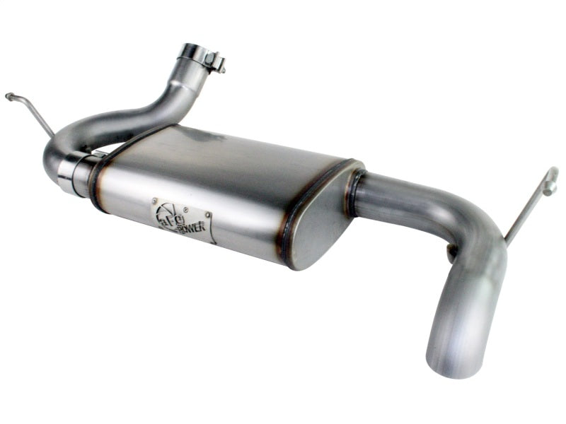 aFe MACHForce XP 07-17 Jeep Wrangler V6-3.6/3.8L 409 SS 2.5in Axle-Back Exhaust - Blais Performance Parts