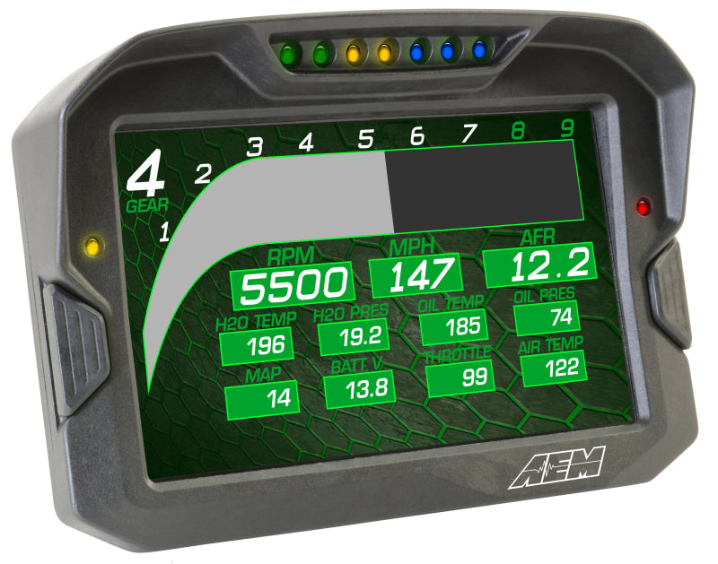 AEM CD-7 Non Logging Race Dash Carbon Fiber Digital Display (CAN Input Only) - Blais Performance Parts