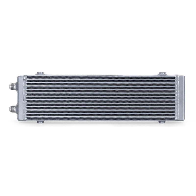 Mishimoto Universal Large Bar and Plate Dual Pass Silver Oil Cooler - Blais Performance Parts