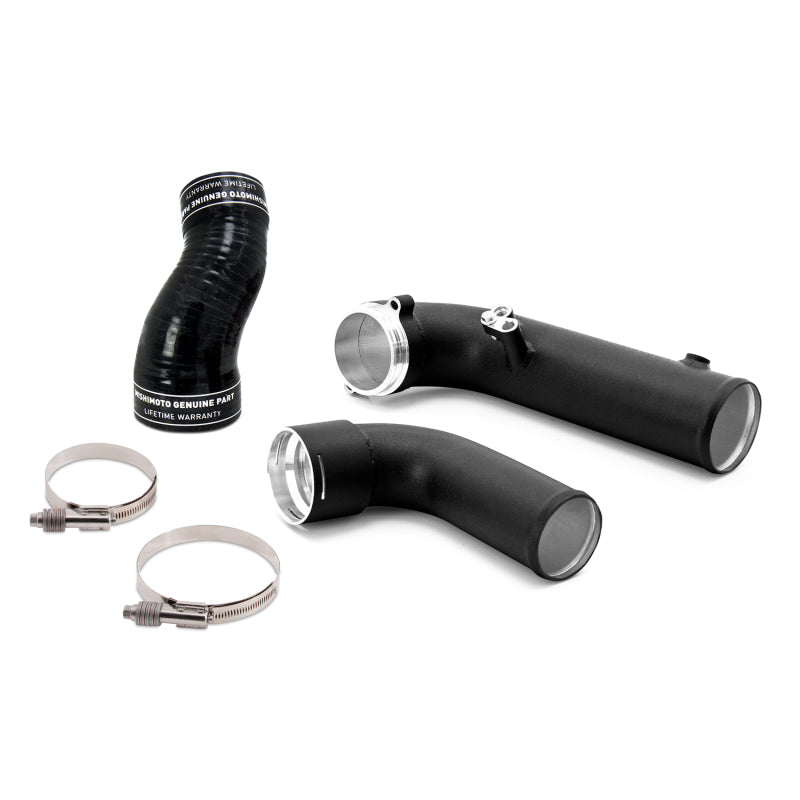 Mishimoto 2020+ Toyota Supra Charge Pipe Kit - Micro-Wrinkle Black - Blais Performance Parts