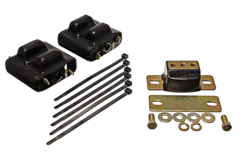 Energy Suspension 87-91 Suburban C10-C30 2WD Black Motor & Transmision Mounts-Zinc Finish - Blais Performance Parts