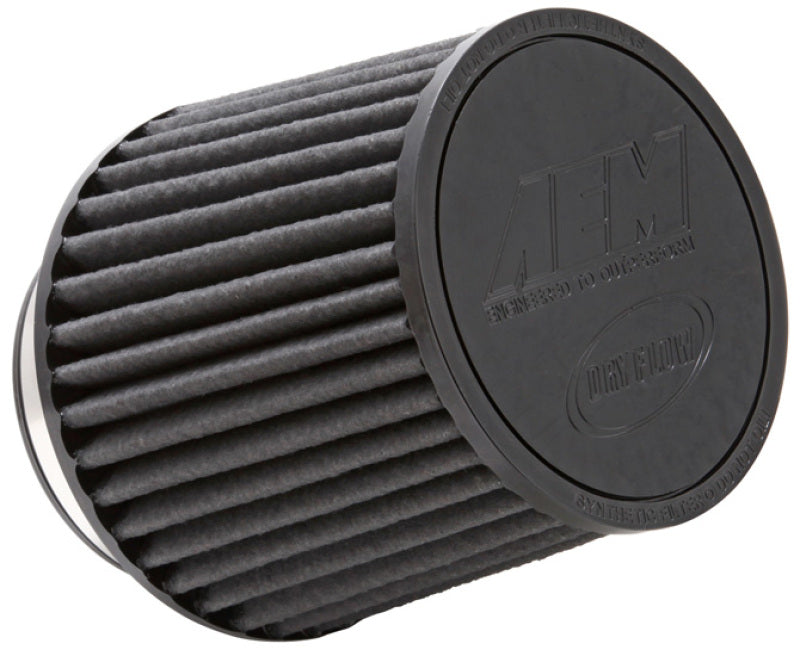 AEM Dryflow Conical Air Filter 6in Base OD x 3.5in Flange ID x 5.25in Height - Blais Performance Parts