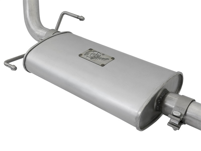 aFe Scorpion 2-1/2in Alum Steel Cat-Back Exhaust w/ Polished Tips 07-17 Toyota FJ Cruiser V6 4.0L - Blais Performance Parts