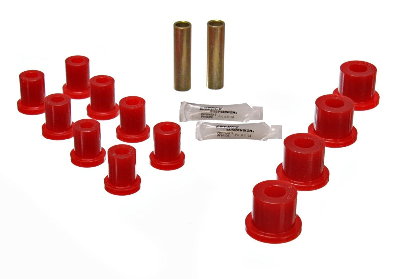 Energy Suspension Jeep Spring Bushing Set - Red - Blais Performance Parts