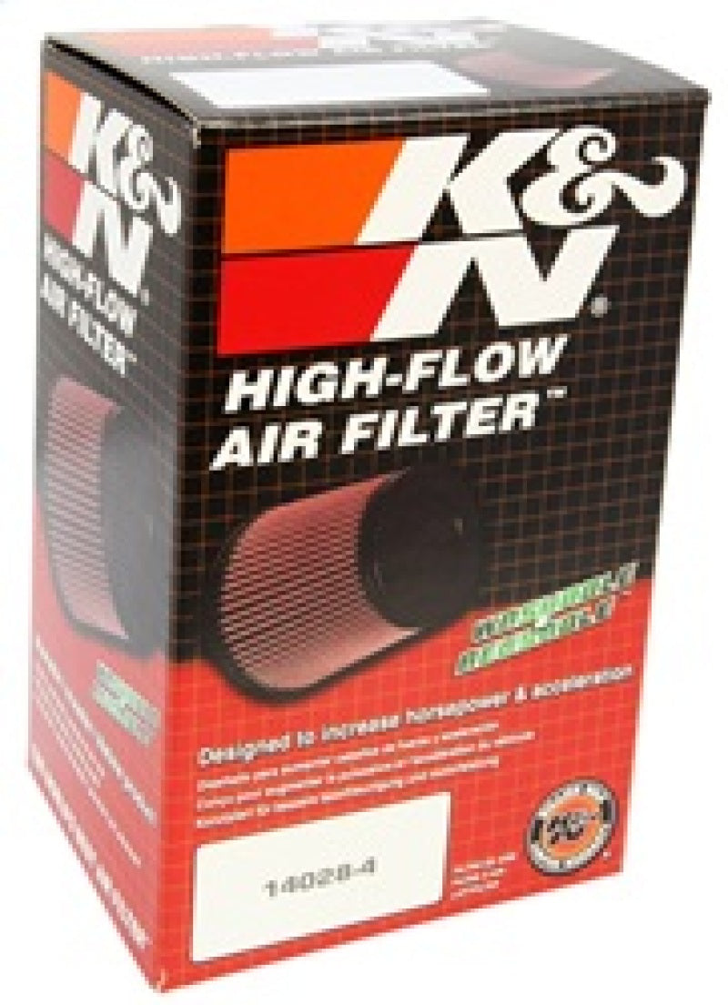K&N Filter Universal Rubber Filter 2 7/16 inch 20 Degree Flange 3 3/4 inch OD 6 inch Height - Blais Performance Parts