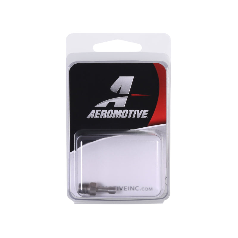 Aeromotive 1/16in NPT to 5/32in Hose Barb SS Vacuum/Boost Fitting - Blais Performance Parts