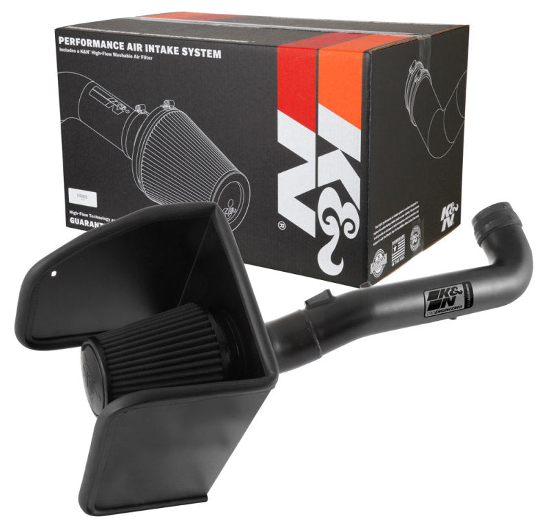 K&N 17-18 Chevrolet Colorado 3.6L V6 Black Performance Intake Kit - Blais Performance Parts