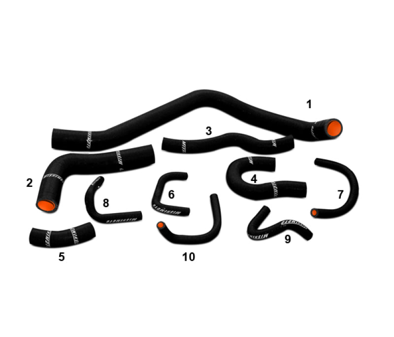 Mishimoto 88-91 Honda Civic Black Silicone Hose Kit - Blais Performance Parts