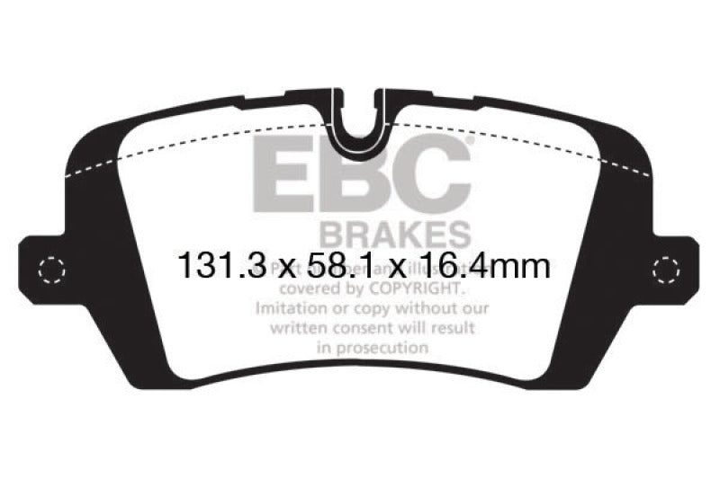 EBC 13+ Land Rover Range Rover 3.0 Supercharged Greenstuff Rear Brake Pads - Blais Performance Parts